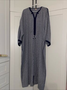 Handmade Moroccan Linen Blend Kaftan Caftan Robe Djellaba XL